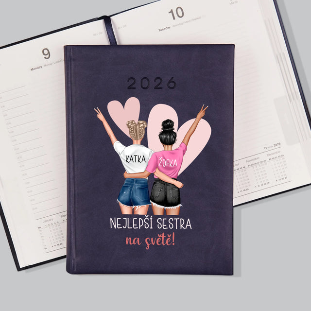 Designér Postav: Nejlepší Sestra Na Světě - Diář