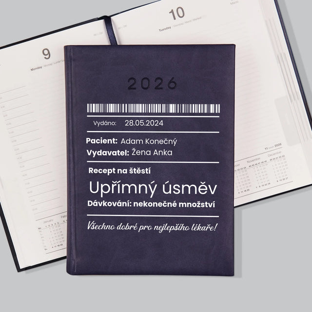 Jméno A Nápis: Recept Na Štěstí - Diář