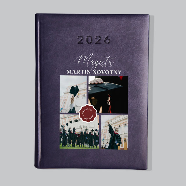 Fotokoláž: Magistr - Diář
