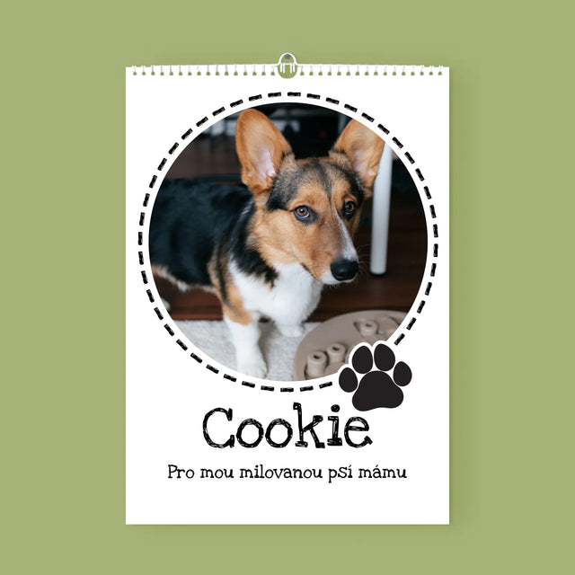 Fotka S Textem: Milovaný Chlupáč - Nástěnný Kalendář