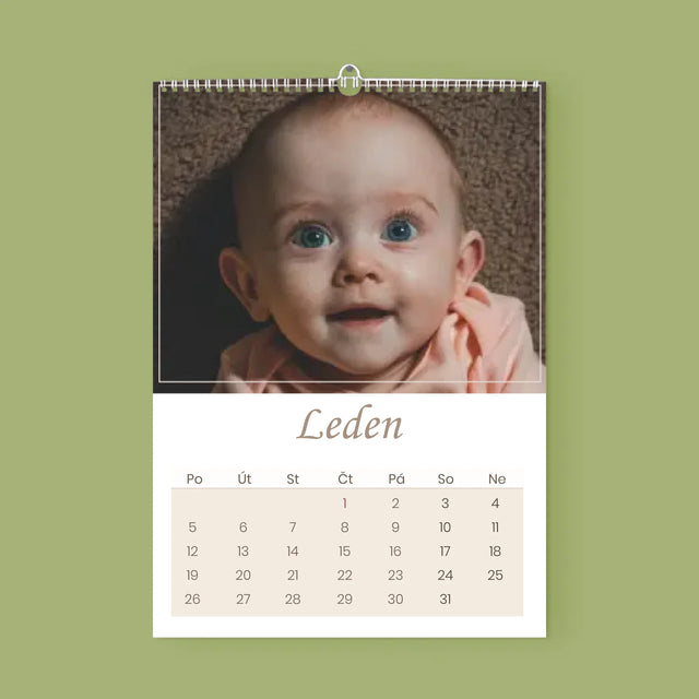 Fotokoláž: Náš První Den Babičky A Dědečka - Nástěnný Kalendář