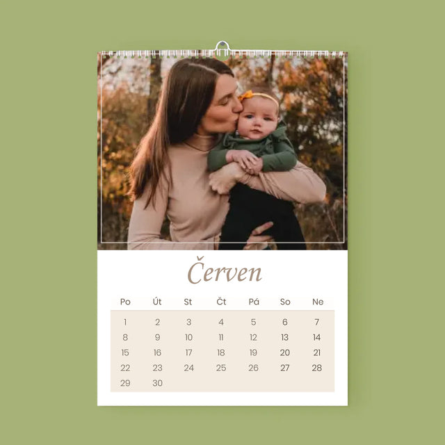 Fotokoláž: Náš První Den Babičky A Dědečka - Nástěnný Kalendář
