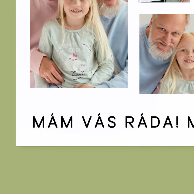 Fotokoláž: Babička A Dědeček - Nástěnný Kalendář