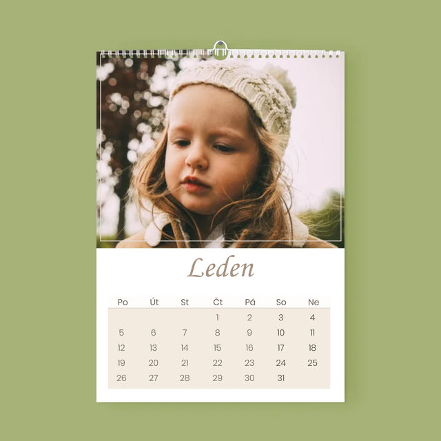 Fotka S Textem: Suvenýr Pro Prarodiče - Nástěnný Kalendář