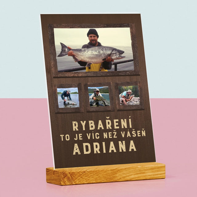 Fotokoláž: Rybaření - Tisk Na Akrylovém Skle