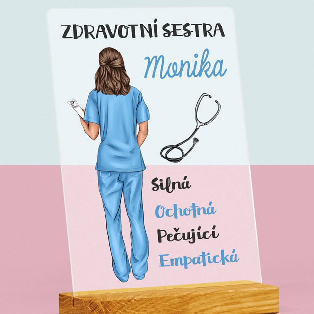 Designér Postav: Vlastnosti Zdravotní Sestry - Tisk Na Akrylovém Skle