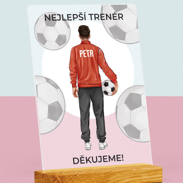 Designér Postav: Nejlepší Trenér - Tisk Na Akrylovém Skle