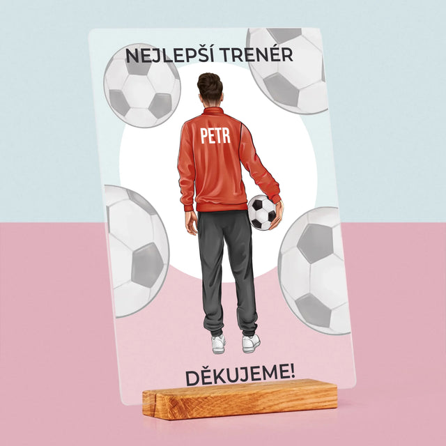 Designér Postav: Nejlepší Trenér - Tisk Na Akrylovém Skle