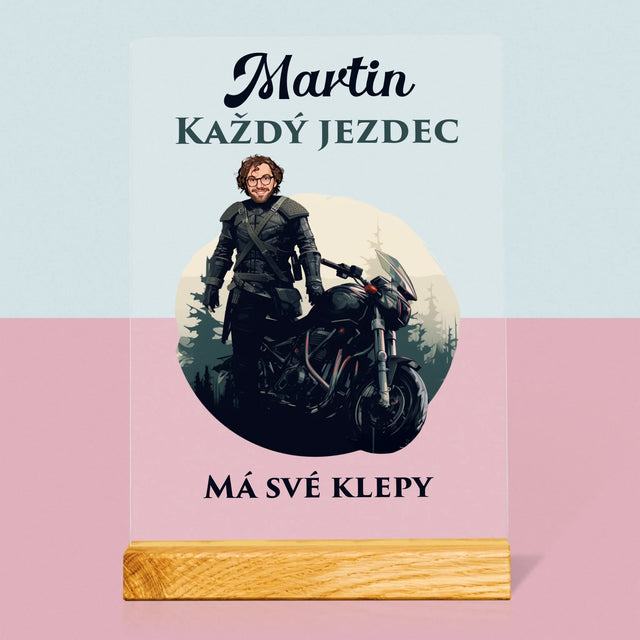 Tvoje Postava: Každý Jezdec - Tisk Na Akrylovém Skle