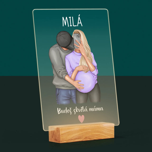 Designér Postav: Budeš Skvělá Máma - Tisk Na Akrylovém Skle