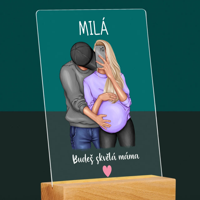 Designér Postav: Budeš Skvělá Máma - Tisk Na Akrylovém Skle