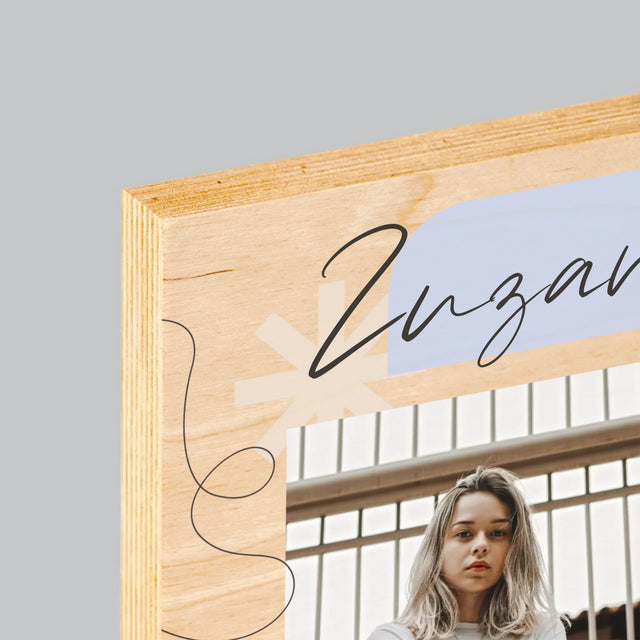 Fotka S Textem: Nejlepší Osmnáctiny - Tisk Na Dřevo