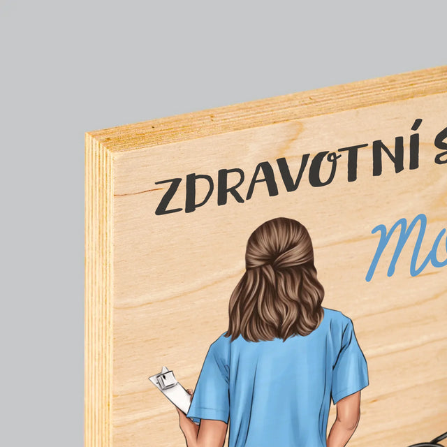 Designér Postav: Vlastnosti Zdravotní Sestry - Tisk Na Dřevo