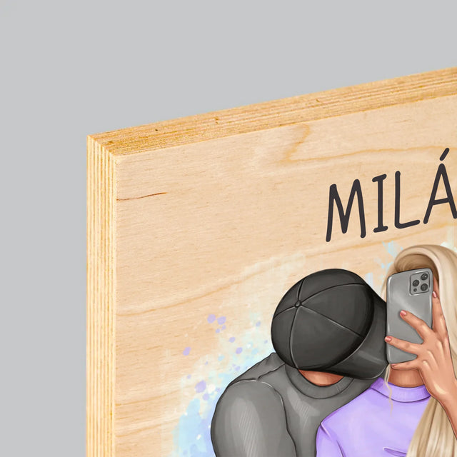 Designér Postav: Budeš Skvělá Máma - Tisk Na Dřevo