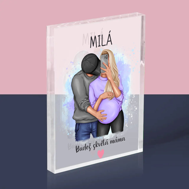 Designér Postav: Budeš Skvělá Máma - Akrylový Blok