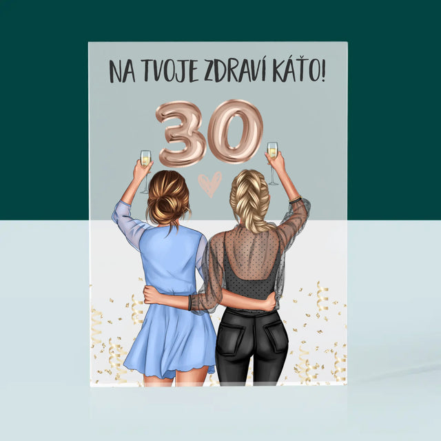 Designér Postav: Na Tvoje Zdraví 30 - Akrylový Blok