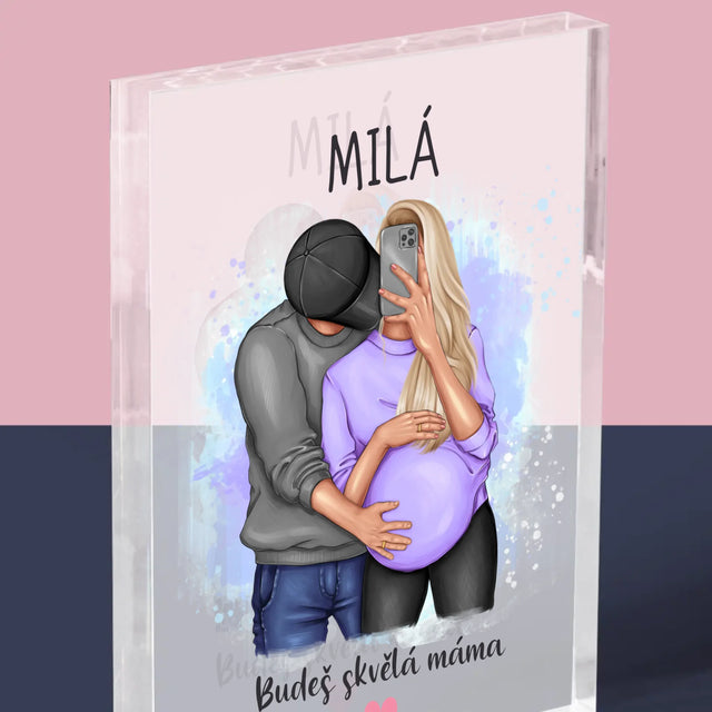 Designér Postav: Budeš Skvělá Máma - Akrylový Blok