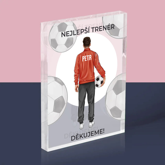 Designér Postav: Nejlepší Trenér - Akrylový Blok