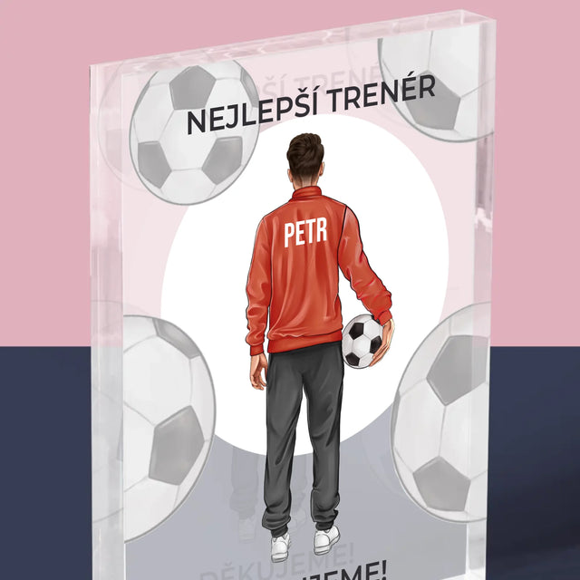 Designér Postav: Nejlepší Trenér - Akrylový Blok