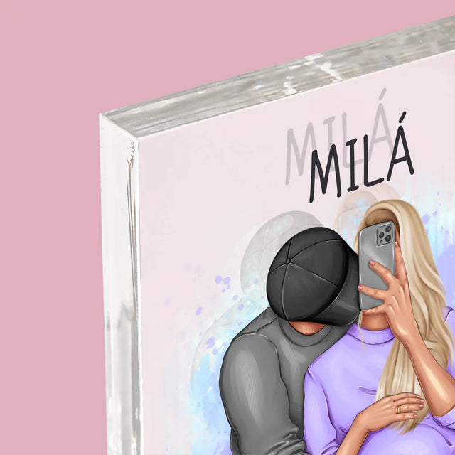 Designér Postav: Budeš Skvělá Máma - Akrylový Blok