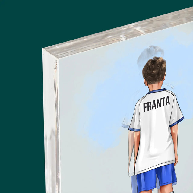 Designér Postav: Malý Fotbalista - Akrylový Blok