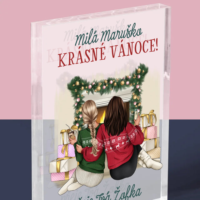 Designér Postav: Vánoční Kamarádky - Akrylový Blok