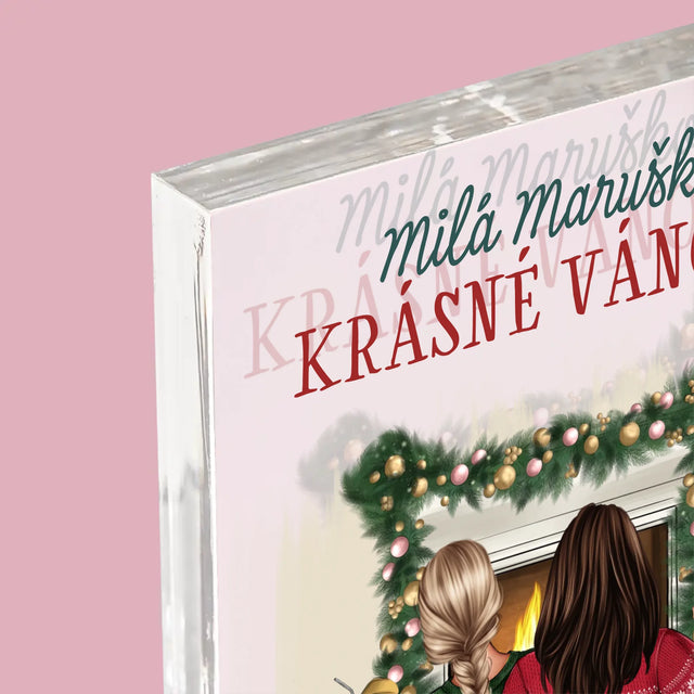 Designér Postav: Vánoční Kamarádky - Akrylový Blok
