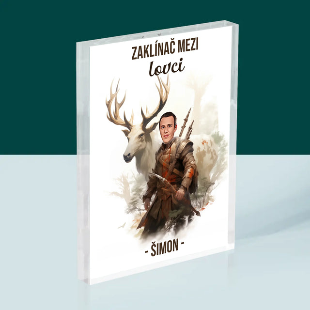 Tvoje Postava: Zaklínač Mezi Lovci - Akrylový Blok