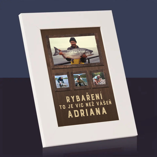 Fotokoláž: Rybaření - Fotorámeček
