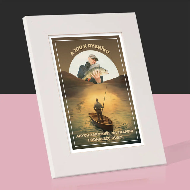 Fotka S Textem: A Jdu K Rybníku - Fotorámeček