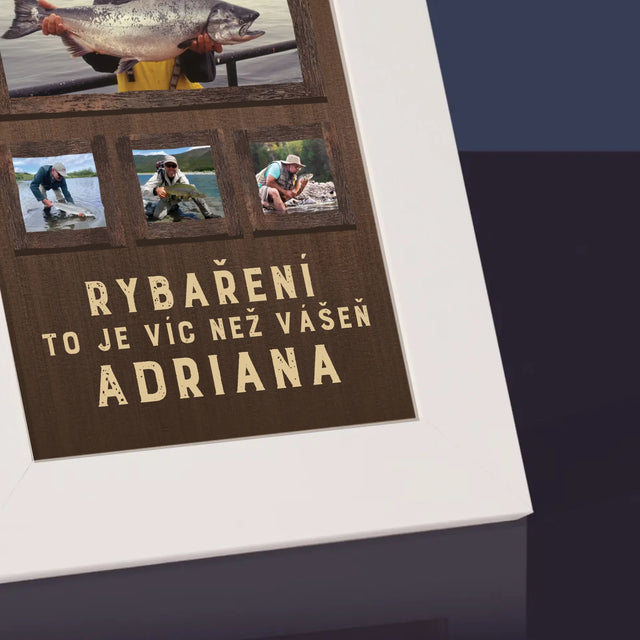 Fotokoláž: Rybaření - Fotorámeček