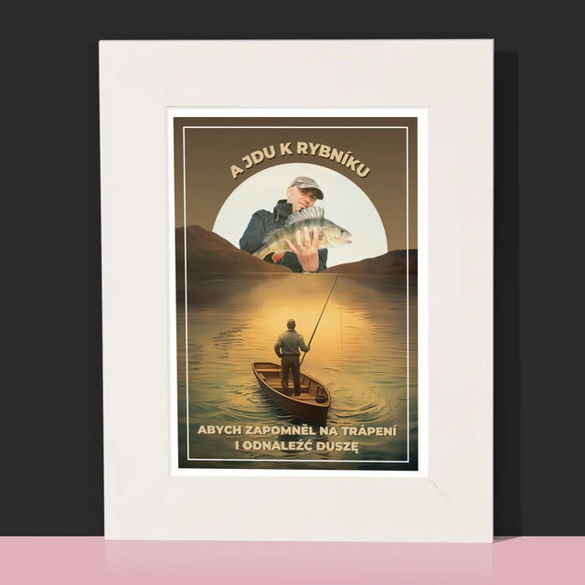 Fotka S Textem: A Jdu K Rybníku - Fotorámeček