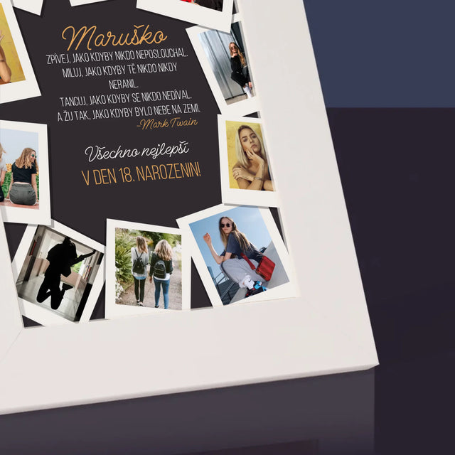 Fotokoláž: Přání K Narozeninám - Fotorámeček