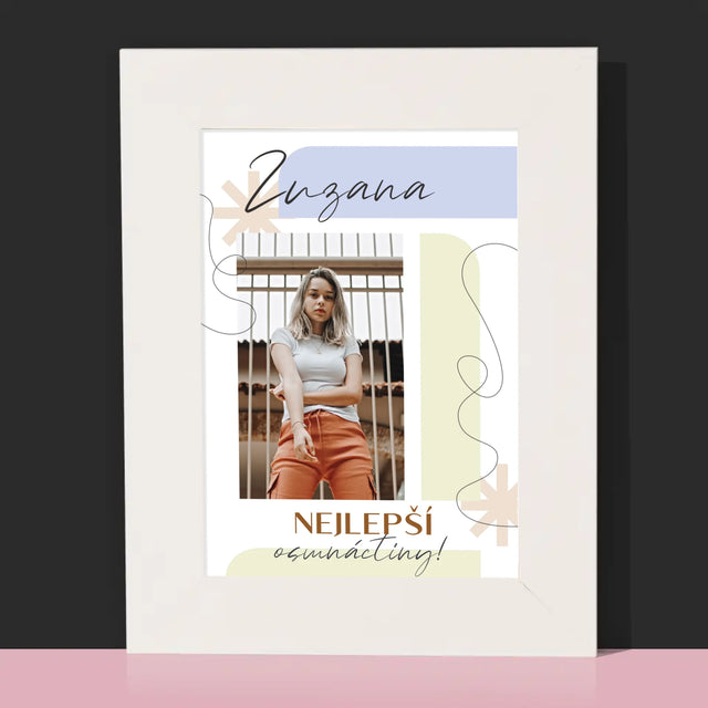 Fotka S Textem: Nejlepší Osmnáctiny - Fotorámeček