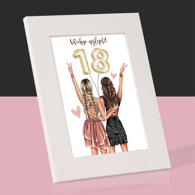 Designér Postav: Přítelkyně Osmnáctiny - Fotorámeček