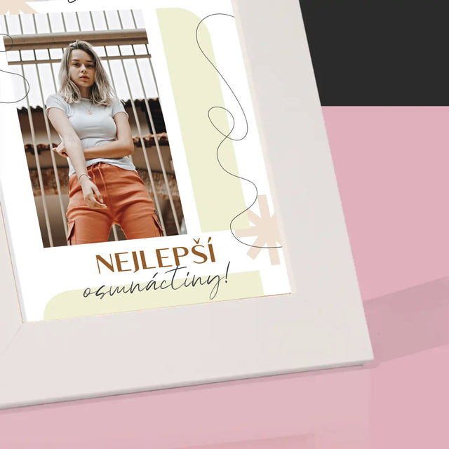 Fotka S Textem: Nejlepší Osmnáctiny - Fotorámeček