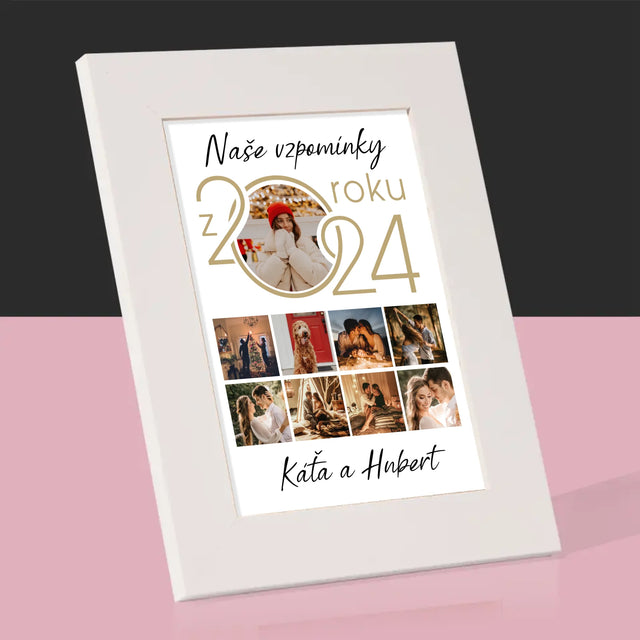 Fotokoláž: Naše Vzpomínky Z Roku - Fotorámeček