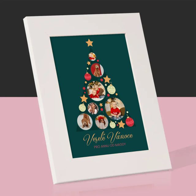 Fotokoláž: Ozdoby Na Stromeček - Fotorámeček