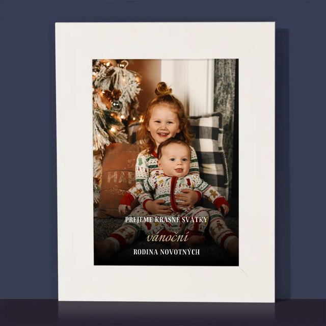 Fotka S Textem: Krásné Vánoce - Fotorámeček