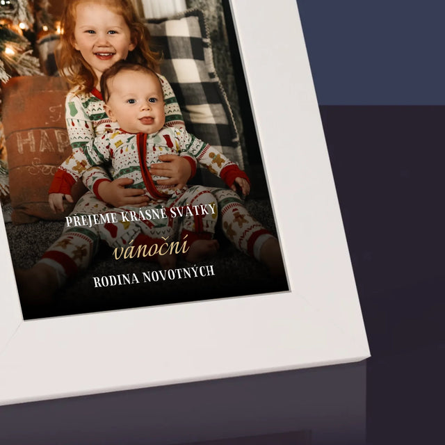 Fotka S Textem: Krásné Vánoce - Fotorámeček