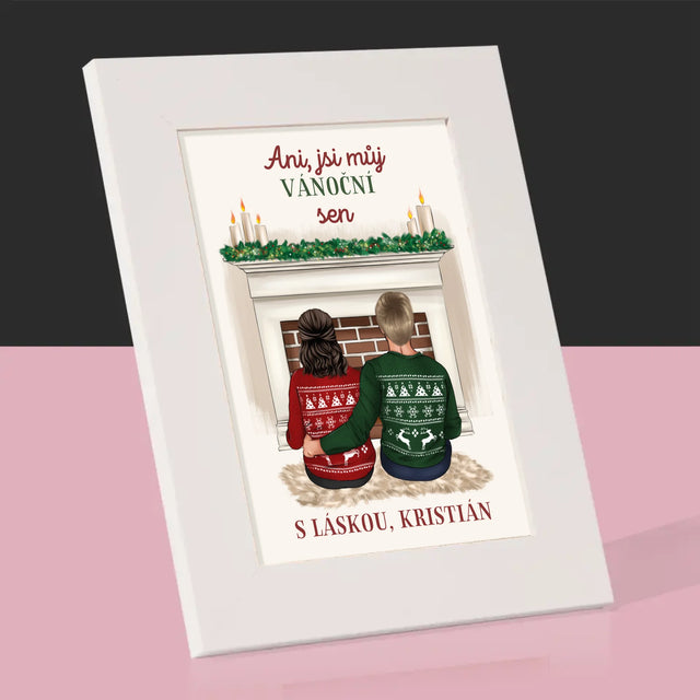 Designér Postav: Vánoční Pár - Fotorámeček