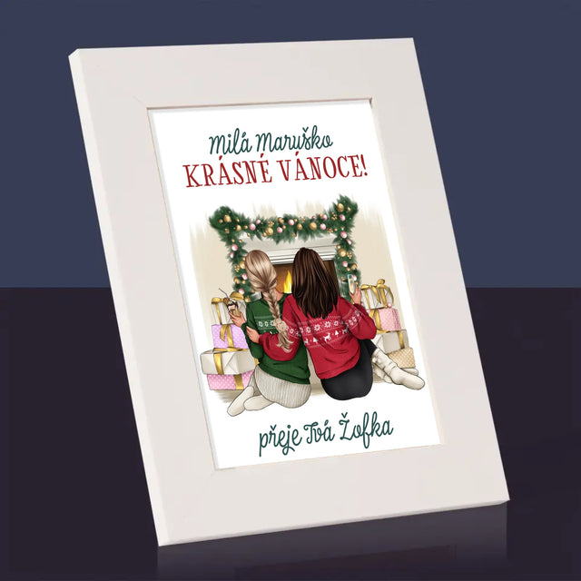 Designér Postav: Vánoční Kamarádky - Fotorámeček