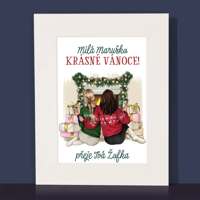 Designér Postav: Vánoční Kamarádky - Fotorámeček