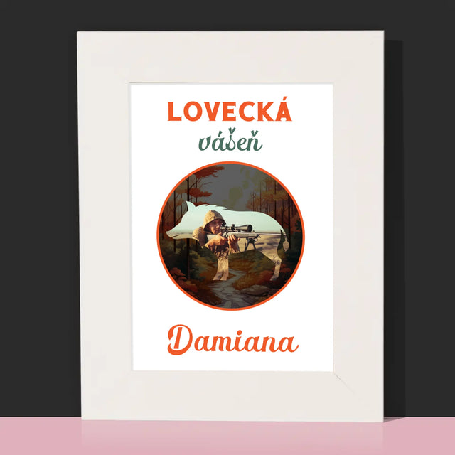 Fotka S Textem: Lovecká Vášeň Damiana - Fotorámeček