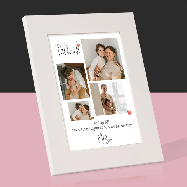Fotokoláž: Tatínek Miluji Tě - Fotorámeček