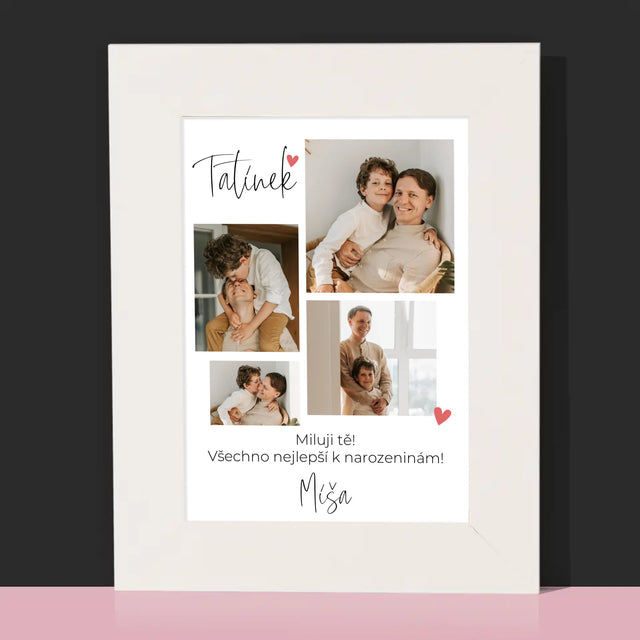 Fotokoláž: Tatínek Miluji Tě - Fotorámeček