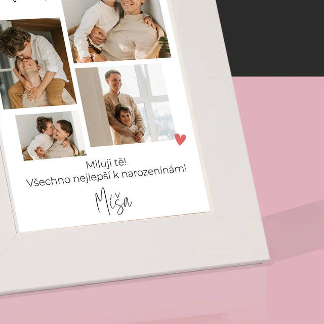 Fotokoláž: Tatínek Miluji Tě - Fotorámeček