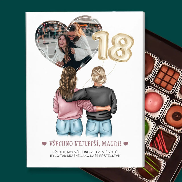 Designér Postav: 18. Narozeniny Přítelkyně - Pralinky