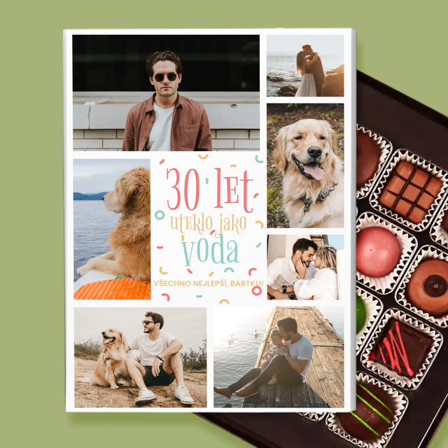 Fotokoláž: 30 Let Uteklo - Pralinky