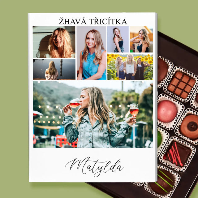 Fotokoláž: Žhavá Třicítka - Pralinky